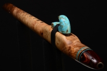 Myrtle Burl Native American Flute, Minor, Mid G-4, #F20J